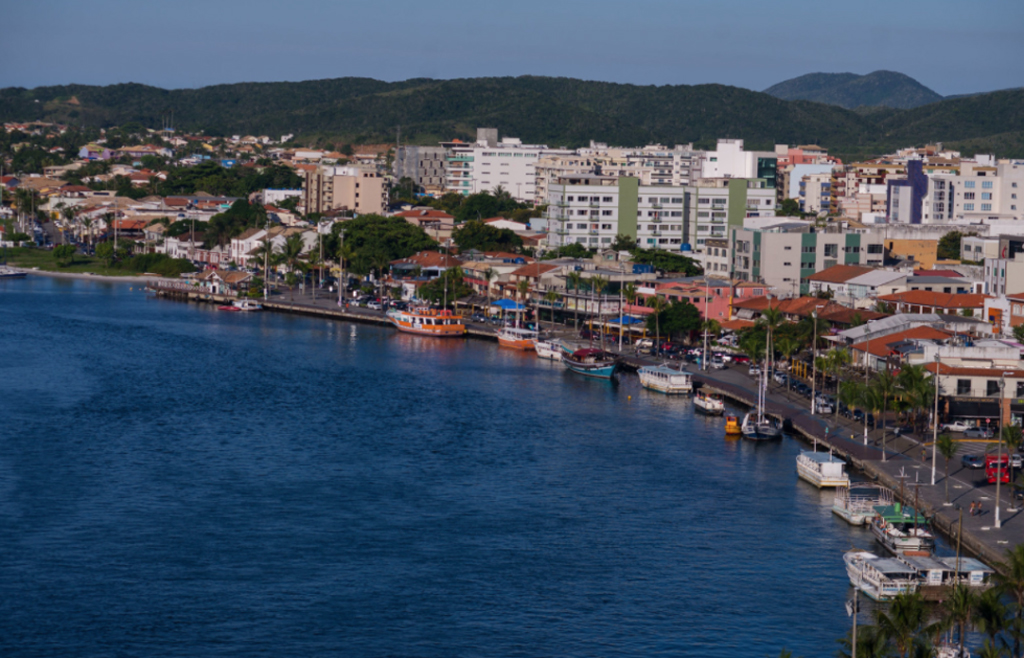 Vista aérea de Cabo Frio