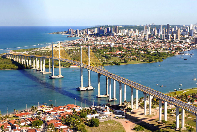 Ponte Newton Navarro está localizada em Natal, capital do Rio Grande do Norte.