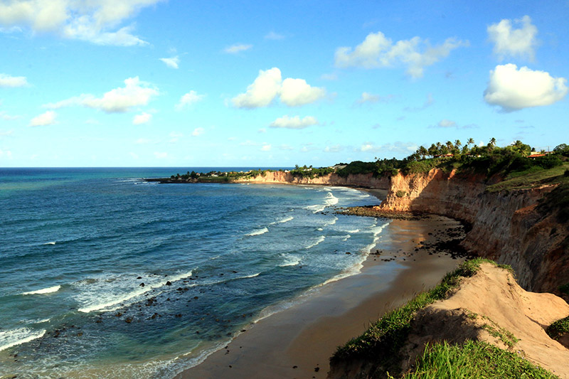 Praia da Barra de Tabatinga, em Natal.