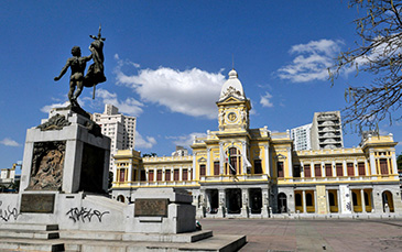 Praça da Estação em Belo Horizonte.